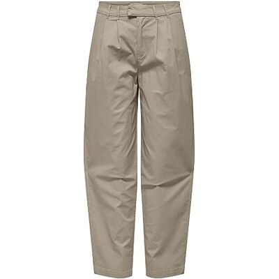 ONLY dames chinobroek Onlevelyn Hw Loose Pleat Chino Pnt Noos ONLY dames chinobroek Onlevelyn Hw Loose Pleat Chino Pnt Noos
