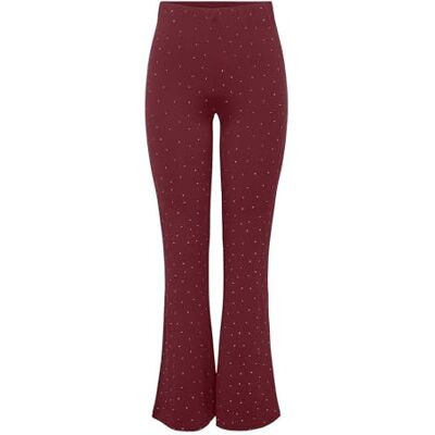 ONLY Onlzita Flared Pant Bf JRS, Cabernet, S ONLY Onlzita Flared Pant Bf JRS, Cabernet, S