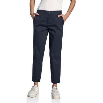 Street One Zachte chino, blauw (deep blue), 34W / 28L Street One Zachte chino, blauw (deep blue), 34W / 28L