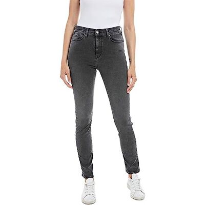 Replay Mjla Jeans voor dames, 097, donkergrijs, 29W x 28L Replay Mjla Jeans voor dames, 097, donkergrijs, 29W x 28L