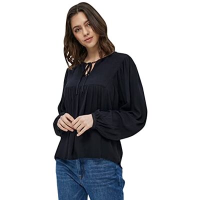 Peppercorn Danea Blouse Damesblouse, Zwart (zwart), M Peppercorn Danea Blouse Damesblouse, Zwart (zwart), M