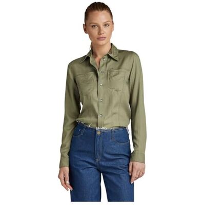 G-STAR RAW G-STAR Fitted Shirt Met Lange Mouwen dames Shirts G-STAR RAW G-STAR Fitted Shirt Met Lange Mouwen dames Shirts