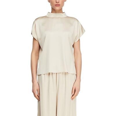 COMMA 2179799 Blouse met korte mouwen, 9300, 46 dames COMMA 2179799 Blouse met korte mouwen, 9300, 46 dames