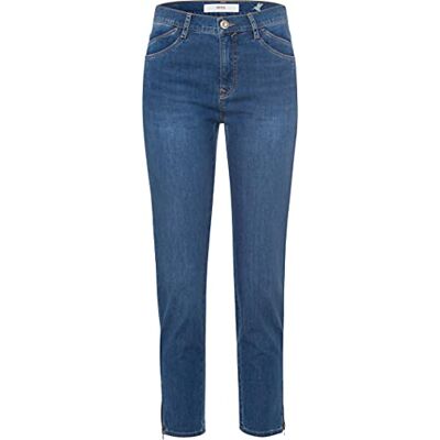 Brax Dames Style Mary S verkorte ultralichte jeans, gebruikt Water Blauw, 26W x 30L Brax Dames Style Mary S verkorte ultralichte jeans, gebruikt Water Blauw, 26W x 30L