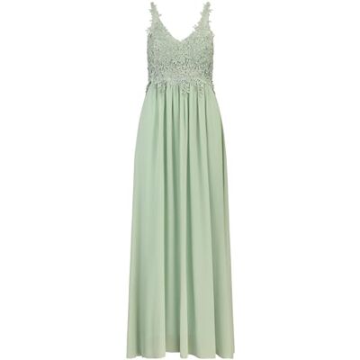 APART Fashion Apart avondjurk van hoogwaardig polyester materiaal met ruguitsnijding, munt, 40 APART Fashion Apart avondjurk van hoogwaardig polyester materiaal met ruguitsnijding, munt, 40