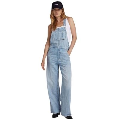 G-STAR RAW G-STAR Straight Leg Latzhose dames jumpsuit G-STAR RAW G-STAR Straight Leg Latzhose dames jumpsuit