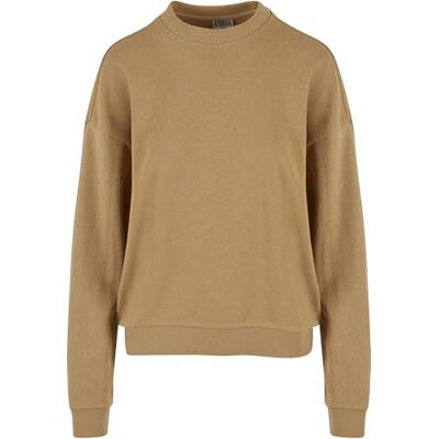 Urban Classics Ladies Oversized Light Terry Crewneck Sweatshirts beige M Urban Classics Ladies Oversized Light Terry Crewneck Sweatshirts beige M