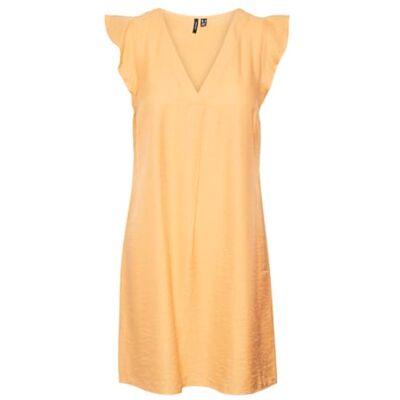 VERO MODA Vmnatja Sl Short Dress Wvn Ga dames mini-jurk VERO MODA Vmnatja Sl Short Dress Wvn Ga dames mini-jurk