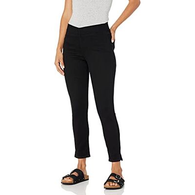 NYDJ Women's Petite Pull on Skinny Ankle Jean with Side Slit NYDJ Women's Petite Pull on Skinny Ankle Jean with Side Slit