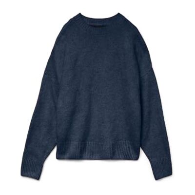 VERO MODA Vmboom Ls O-Neck Pullover Ga Noos, navy blazer, XL VERO MODA Vmboom Ls O-Neck Pullover Ga Noos, navy blazer, XL