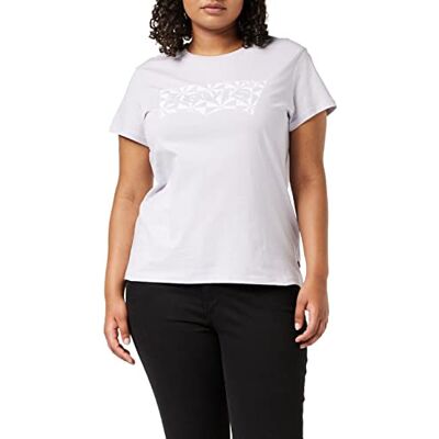 Levi's dames T-shirt The Perfect Tee, GEO BW FILL MISTY LILAC, XS Levi's dames T-shirt The Perfect Tee, GEO BW FILL MISTY LILAC, XS