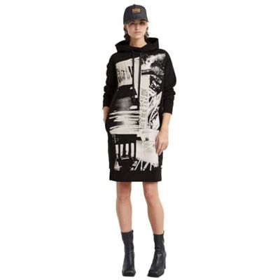 G-STAR RAW Scene Gr Sweatshirt Met Capuchon Met Lange Mouwen dames Casual jurk G-STAR RAW Scene Gr Sweatshirt Met Capuchon Met Lange Mouwen dames Casual jurk