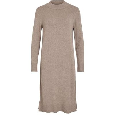 VILA Viril Crew Neck L/S Midi Dress Noos, falcon, S VILA Viril Crew Neck L/S Midi Dress Noos, falcon, S