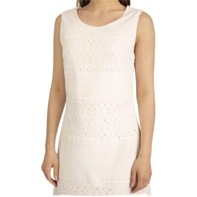 ApartFashion Damesjurk, casual avondjurk, wit, normaal, wit, L ApartFashion Damesjurk, casual avondjurk, wit, normaal, wit, L