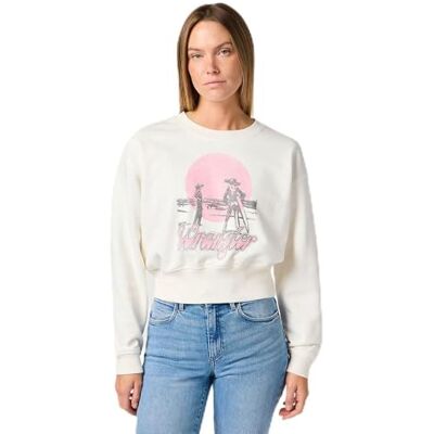 Wrangler Relaxed Sweatshirt dames Sweater Wrangler Relaxed Sweatshirt dames Sweater