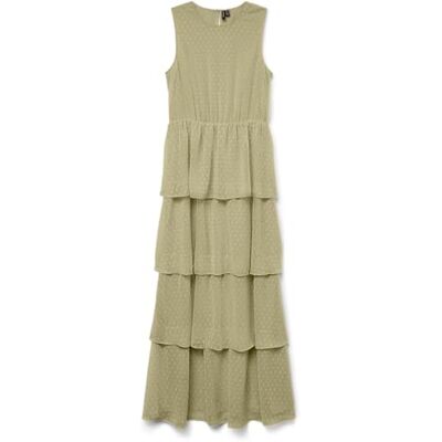 VERO MODA Vmmelisa Sl Layer WVN Ga Maxi-jurk VERO MODA Vmmelisa Sl Layer WVN Ga Maxi-jurk