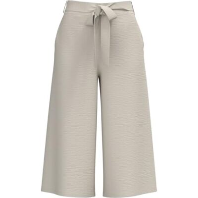 VILA VIHELA HW Culotte Pants, feather grey, 36 VILA VIHELA HW Culotte Pants, feather grey, 36