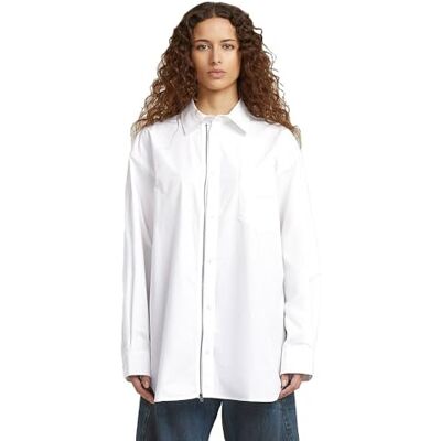 G-STAR RAW G-STAR Oversized Zip Poplin Ls Shirt Wmn dames T-shirt G-STAR RAW G-STAR Oversized Zip Poplin Ls Shirt Wmn dames T-shirt