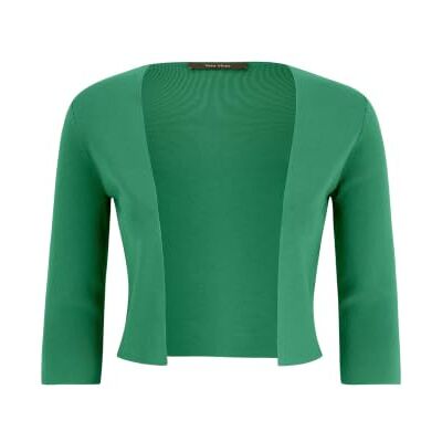 Vera Mont Gebreide damesbolero met lange mouwen, Silky Green, S Vera Mont Gebreide damesbolero met lange mouwen, Silky Green, S