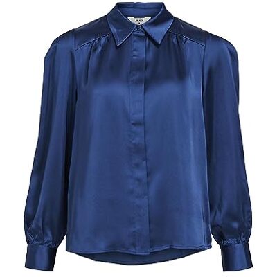 Object Objsateen L/S Shirt Noos dames blouse met lange mouwen Object Objsateen L/S Shirt Noos dames blouse met lange mouwen