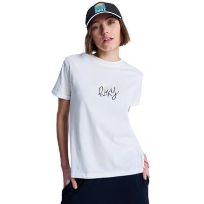 Roxy T-shirt met korte mouwen VL OCEANREGULAR Corpo Dames Wit Roxy T-shirt met korte mouwen VL OCEANREGULAR Corpo Dames Wit