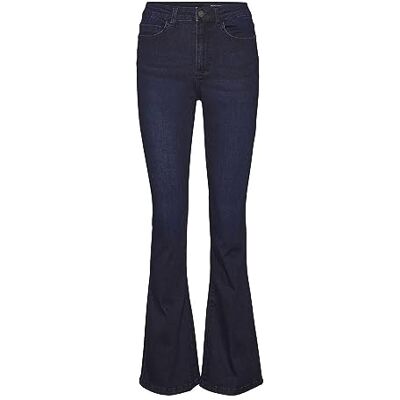 NOISY MAY Dames Uitlopende Flare Spijkerbroek Hoge Taille Denim Stretch Broek Brede Vintage Broeken NMSALLIE NOISY MAY Dames Uitlopende Flare Spijkerbroek Hoge Taille Denim Stretch Broek Brede Vintage Broeken NMSALLIE