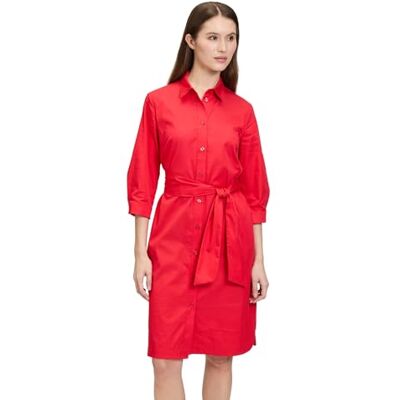 Betty Barclay Hemdblousejurk voor dames met knoopsluiting, rood, 44 Betty Barclay Hemdblousejurk voor dames met knoopsluiting, rood, 44