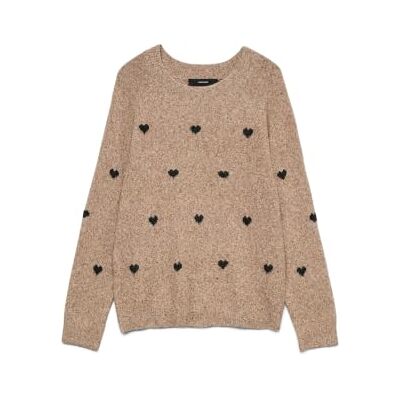 VERO MODA Vmdoffy Intarsia LS O-NCK Pullover Ga Noos, Emperador, S Dames, Emperador, S VERO MODA Vmdoffy Intarsia LS O-NCK Pullover Ga Noos, Emperador, S Dames, Emperador, S
