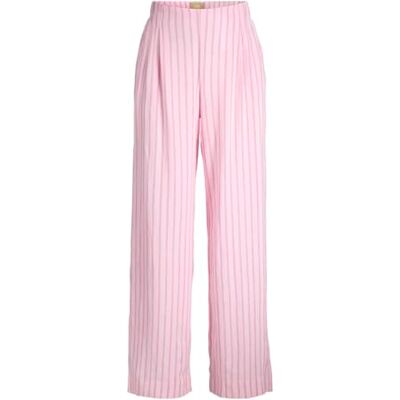 JACK & JONES Jxalmira Linen Blend Hw Pant WVN Ln, pink lady, XS JACK & JONES Jxalmira Linen Blend Hw Pant WVN Ln, pink lady, XS