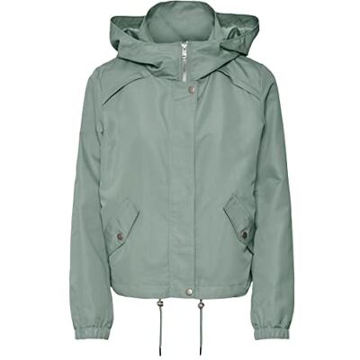VERO MODA Dames Vmzoa Short Noos Parka, Laurel Wreath, XS VERO MODA Dames Vmzoa Short Noos Parka, Laurel Wreath, XS