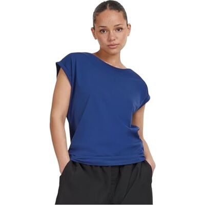 Urban Classics Ladies Extended Shoulder Tee T-shirt zwart Basics, Casual wear, Street wear Urban Classics Ladies Extended Shoulder Tee T-shirt zwart Basics, Casual wear, Street wear