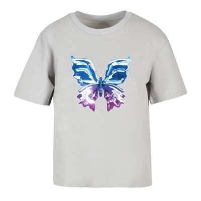 Dames T-shirt Chrome Butterfly Tee, casual T-shirt met print op de voorkant, relaxed fit, katoen, maten XS 5XL, Lichtopbrengst, 5XL Dames T-shirt Chrome Butterfly Tee, casual T-shirt met print op de voorkant, relaxed fit, katoen, maten XS 5XL, Lichtopbrengst, 5XL