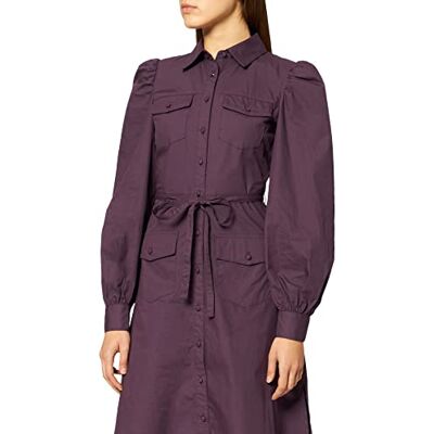NA-KD Casual damesjurk met open mouwen, Paars., 32 NL NA-KD Casual damesjurk met open mouwen, Paars., 32 NL
