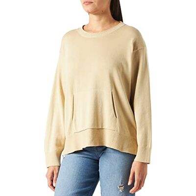 United Tricot G/C M/L 1294D100L Pullover Pale Khaki 32G, XS Dames United Tricot G/C M/L 1294D100L Pullover Pale Khaki 32G, XS Dames