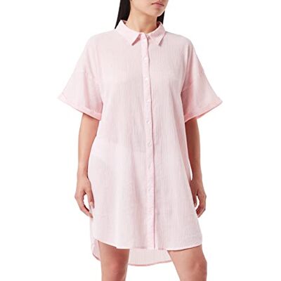 PIECES Pcterra Ss Long Shirt Bc dames Bloes PIECES Pcterra Ss Long Shirt Bc dames Bloes