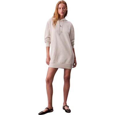 Calvin Jeans LS MONOLOGO Premium Terry Hoodie LV047D229G Jurken, Grijs (Vanilla Heather), L, Grijs (Vanille Heather), L Calvin Jeans LS MONOLOGO Premium Terry Hoodie LV047D229G Jurken, Grijs (Vanilla Heather), L, Grijs (Vanille Heather), L