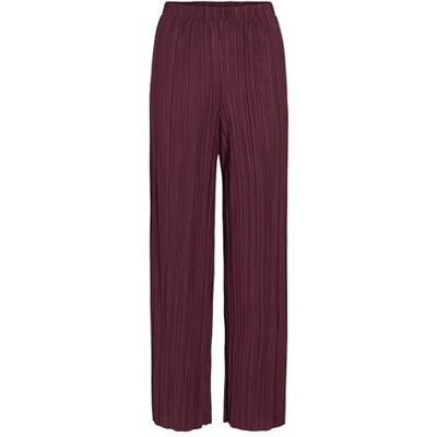 VILA VIPLISA Damesbroek met wijde pijpen en hoge taille VILA VIPLISA Damesbroek met wijde pijpen en hoge taille
