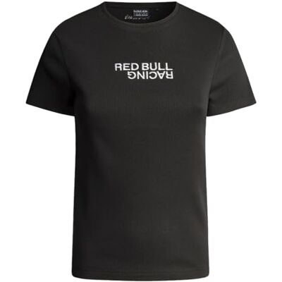 Red Bull Racing X Pepe Jeans Dames Stretch Rib TEE T-shirt, zwart (zwart), XXS, Zwart (zwart), XXS Red Bull Racing X Pepe Jeans Dames Stretch Rib TEE T-shirt, zwart (zwart), XXS, Zwart (zwart), XXS