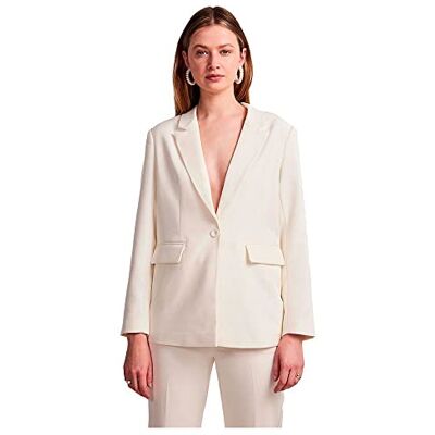 Y.A.S Sterrenwitte Blazer - Regular Fit Damesblazer Y.A.S Sterrenwitte Blazer - Regular Fit Damesblazer