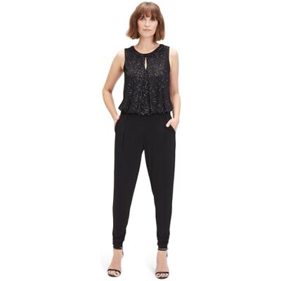 Vera Mont Dames 0288/4835 Jumpsuit, Zwart, 42, Zwart, 68 Vera Mont Dames 0288/4835 Jumpsuit, Zwart, 42, Zwart, 68