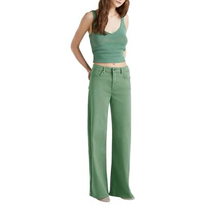 Benetton Model Wijde Pasvorm Broeken - Broeken Benetton Model Wijde Pasvorm Broeken - Broeken