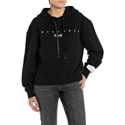 Replay W3711m dames Sweatshirt met capuchon Replay W3711m dames Sweatshirt met capuchon