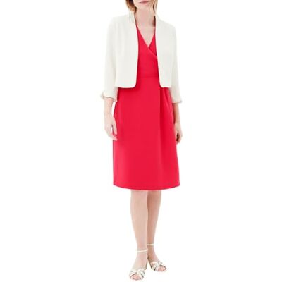 Caroll Bolero-jas met 3/4-mouwen, Ivoor, 40 Caroll Bolero-jas met 3/4-mouwen, Ivoor, 40
