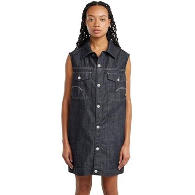 G-STAR Oversized Sleeveless Dress Wmn dames Casual jurk G-STAR Oversized Sleeveless Dress Wmn dames Casual jurk