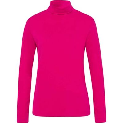 Brax Dames Style Camilla Peached Single Jersey Solid Shirt, orchid, 44 Brax Dames Style Camilla Peached Single Jersey Solid Shirt, orchid, 44