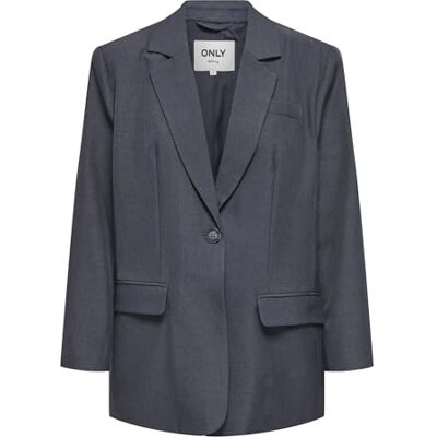 ONLY Onllinda Ls Boyfr Mel Blazer TLR Noos, night sky, XS ONLY Onllinda Ls Boyfr Mel Blazer TLR Noos, night sky, XS
