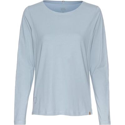 camel active Sweatshirt met ronde hals voor dames van puur katoen, lichtblauw, XS camel active Sweatshirt met ronde hals voor dames van puur katoen, lichtblauw, XS