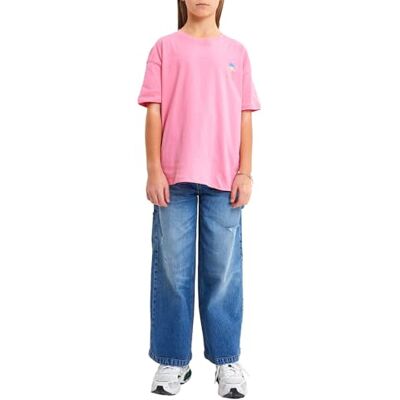 LTB Jeans Meisjes T-Shirt Lanede Pull-On T-shirt met print korte mouwen boothals 100% katoen in roze maat 128cm, Morning Glory 2524, 128 cm LTB Jeans Meisjes T-Shirt Lanede Pull-On T-shirt met print korte mouwen boothals 100% katoen in roze maat 128cm, Morning Glory 2524, 128 cm