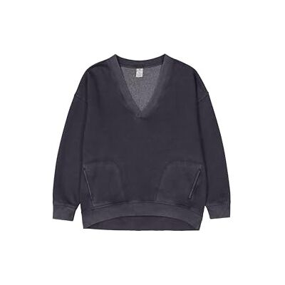 Champion Legacy Vintage Wash W (117636) nano-fleece V-hals sweatshirt, zwart (NBK), XXS dames, Zwart (Nbk), XXS Champion Legacy Vintage Wash W (117636) nano-fleece V-hals sweatshirt, zwart (NBK), XXS dames, Zwart (Nbk), XXS