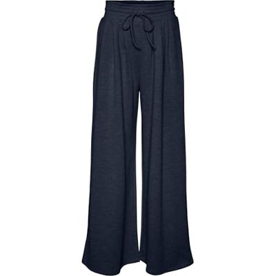 VERO MODA VMJANET HW Wide Pant JRS GA, navy blazer, M VERO MODA VMJANET HW Wide Pant JRS GA, navy blazer, M